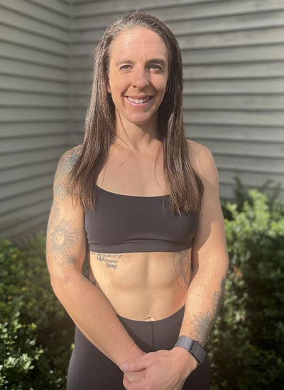 Kristin P cycle, strength and conditioning instructor at Tandem Movement